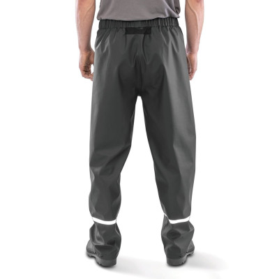 Prism PU waterproof trousers with reflective strips